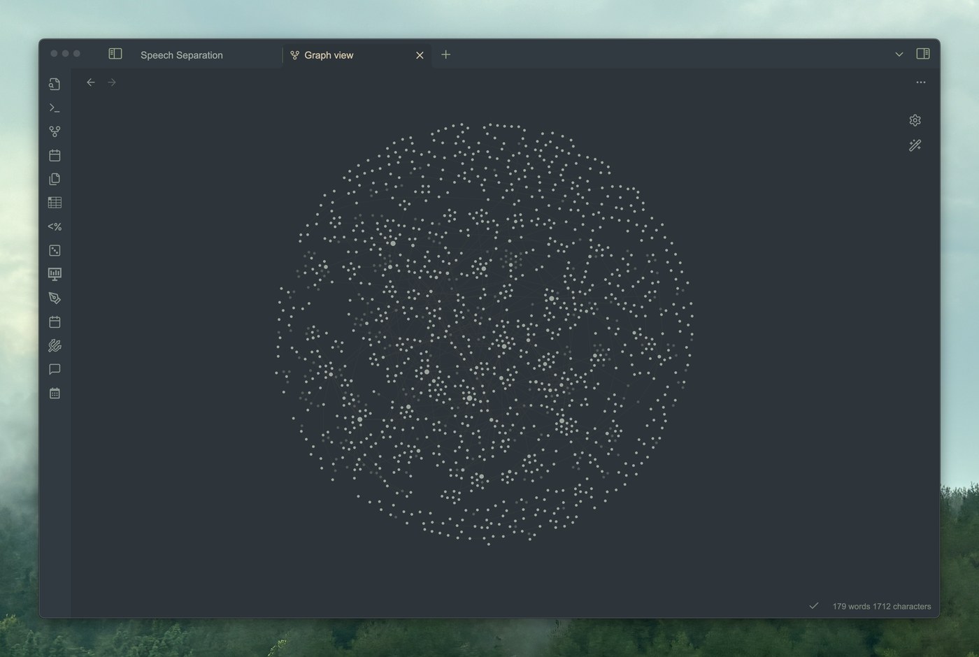 My Obsidian Graph View which I'm not proud of